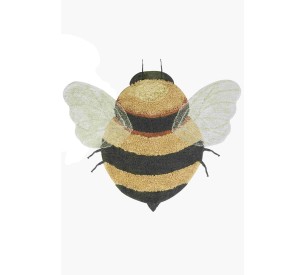 Dywna bawełniany Bee do prania w pralce, Planet Bee, Lorena Canals