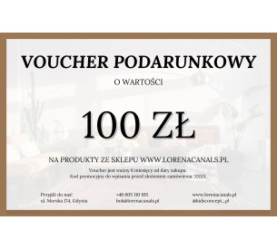 Voucher Podarunkowy o wartości 100 zł