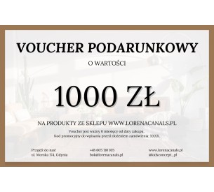 Voucher Podarunkowy o wartości 1000 zł