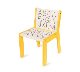 Krzesełko dziecięce żółte...