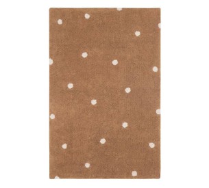 Washable rug Mini Dot Chestnut 80x140